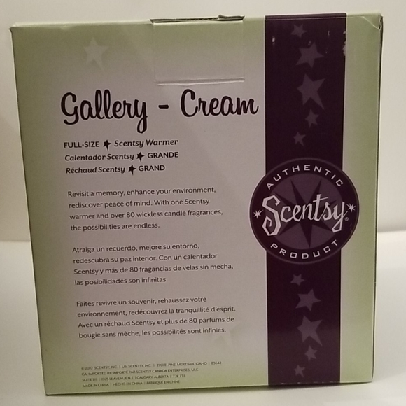 Gallery Cream Full Size Scentsy Warmer - Picture 2 of 3